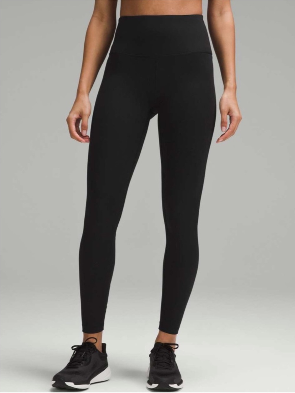 lululemon Wunder Train High-Rise Ribbed Tight 28" Black Leggings Size 4 - Picture 2 of 9
